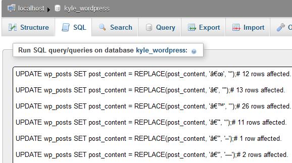 SQL Query for WordPress